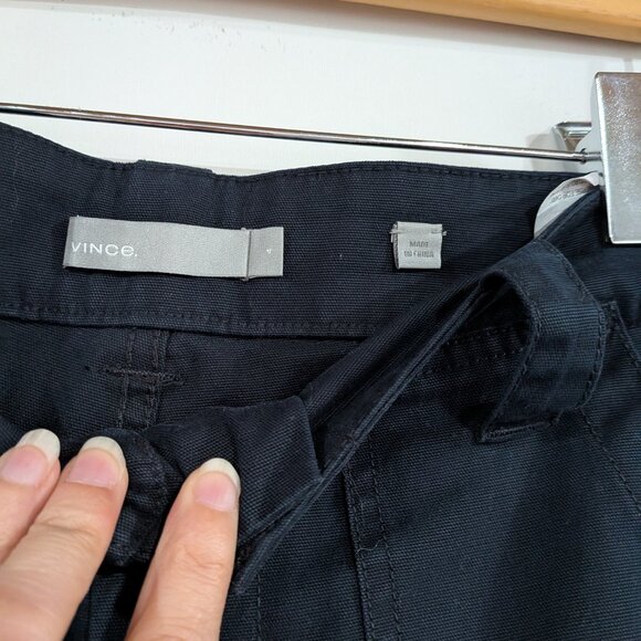 VINCE Military Pants Navy Blue Size 4 - Picture 3 of 7